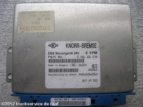 EBS computer knorr-bremse 0486106078 
