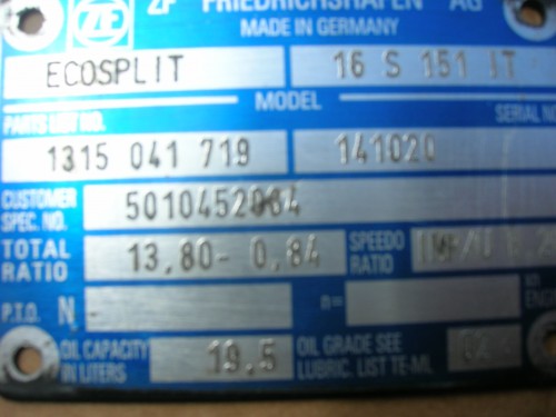  | versnellingsbak , zf, 16s151it, getriebbe , gearbox , renault , premium , parts , magnum , intarder , 